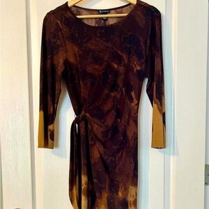 LIKE NEW VINTAGE - Brown ✨Mob Wife Aesthetic✨ Dress